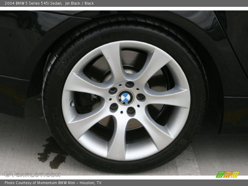 Jet Black / Black 2004 BMW 5 Series 545i Sedan