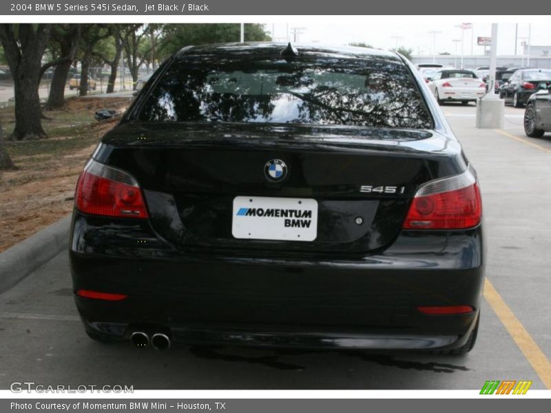 Jet Black / Black 2004 BMW 5 Series 545i Sedan