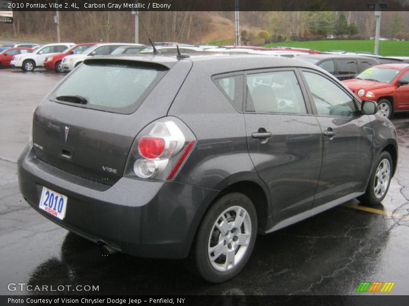 Carbon Gray Metallic / Ebony 2010 Pontiac Vibe 2.4L