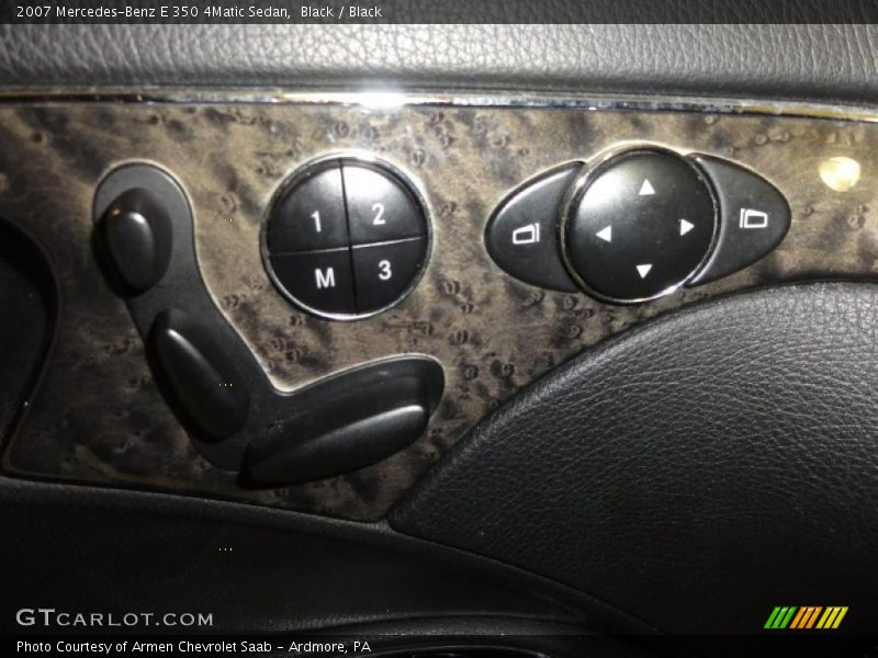 Black / Black 2007 Mercedes-Benz E 350 4Matic Sedan