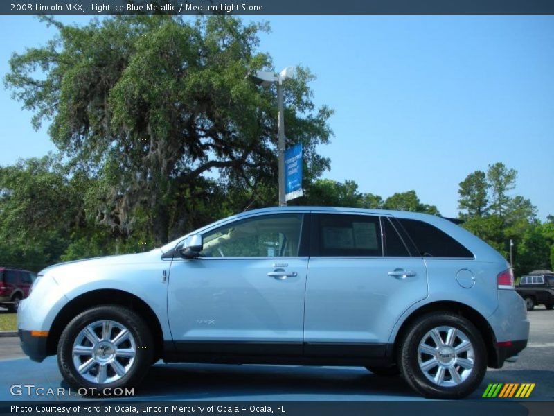 Light Ice Blue Metallic / Medium Light Stone 2008 Lincoln MKX