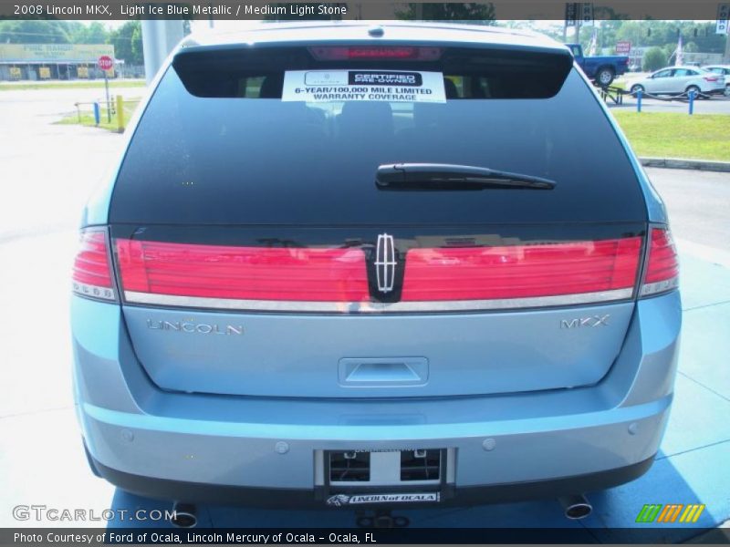 Light Ice Blue Metallic / Medium Light Stone 2008 Lincoln MKX