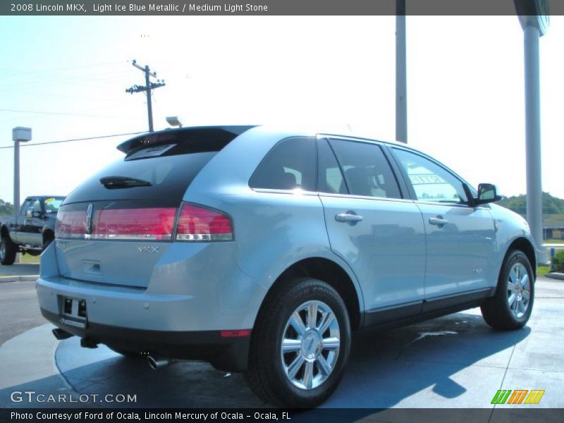 Light Ice Blue Metallic / Medium Light Stone 2008 Lincoln MKX