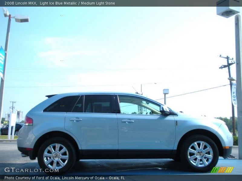 Light Ice Blue Metallic / Medium Light Stone 2008 Lincoln MKX