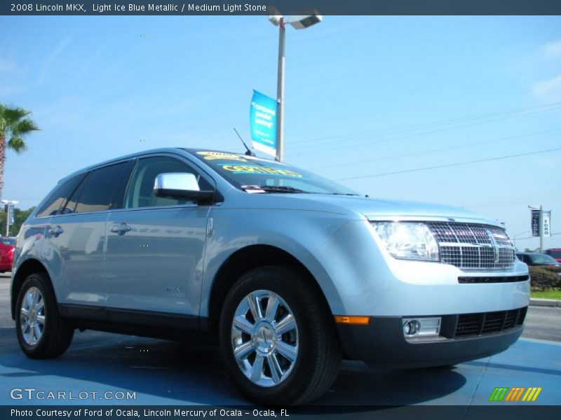 Light Ice Blue Metallic / Medium Light Stone 2008 Lincoln MKX
