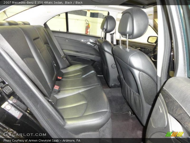 Black / Black 2007 Mercedes-Benz E 350 4Matic Sedan