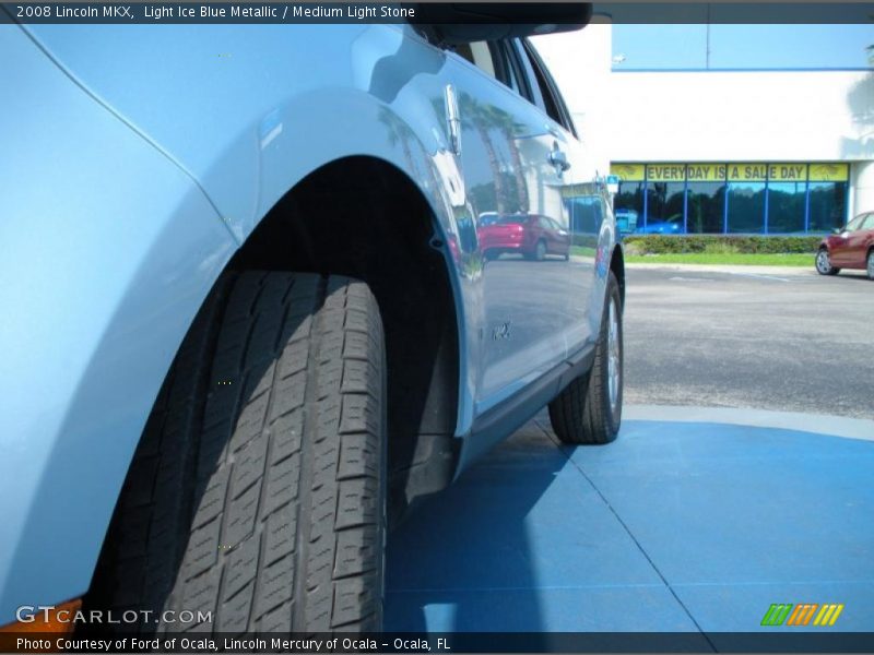 Light Ice Blue Metallic / Medium Light Stone 2008 Lincoln MKX