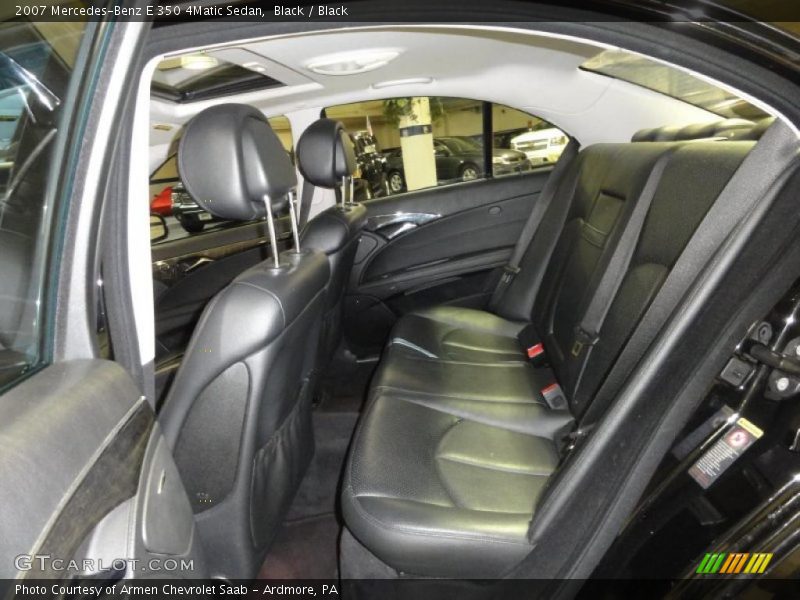 Black / Black 2007 Mercedes-Benz E 350 4Matic Sedan