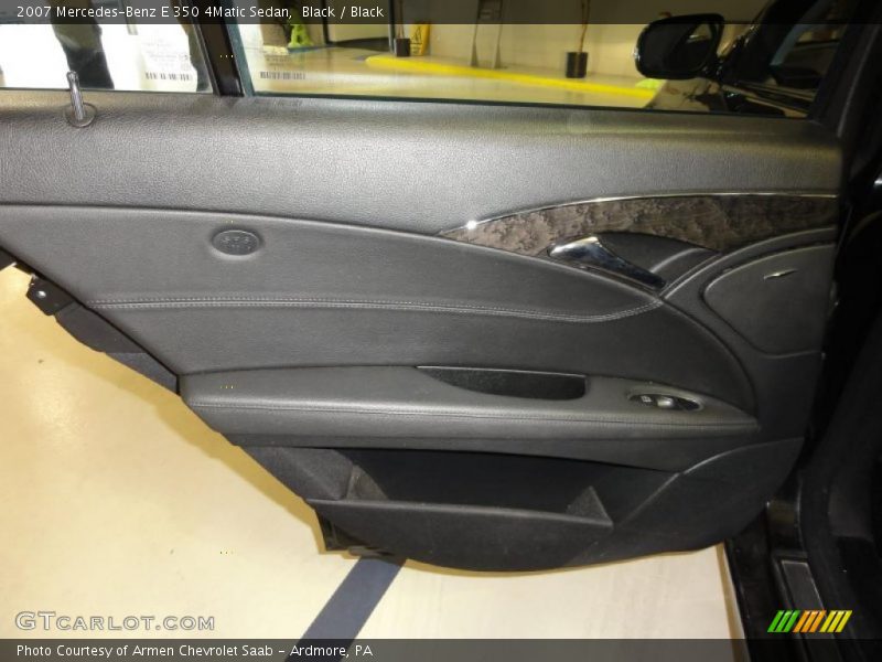 Black / Black 2007 Mercedes-Benz E 350 4Matic Sedan