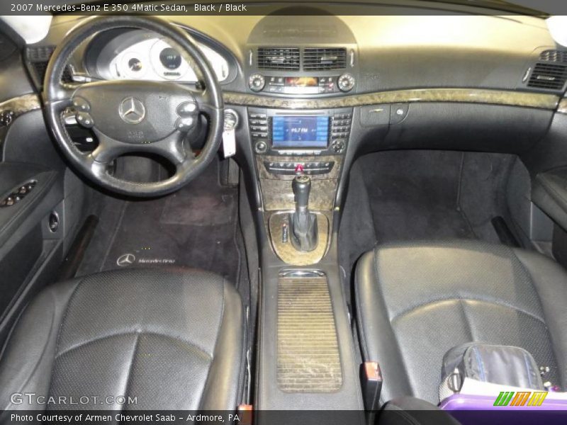Black / Black 2007 Mercedes-Benz E 350 4Matic Sedan