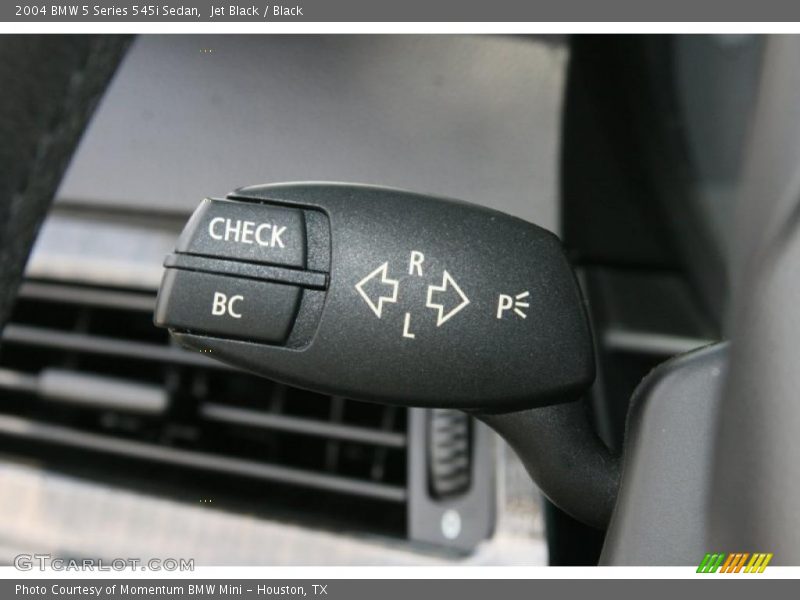 Jet Black / Black 2004 BMW 5 Series 545i Sedan