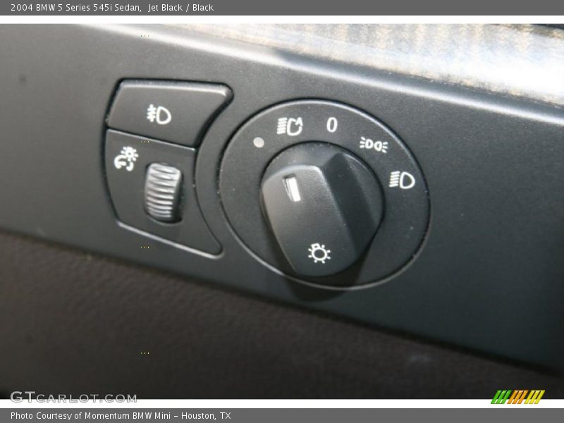 Jet Black / Black 2004 BMW 5 Series 545i Sedan