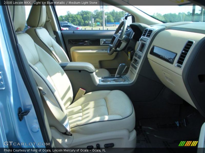 Light Ice Blue Metallic / Medium Light Stone 2008 Lincoln MKX