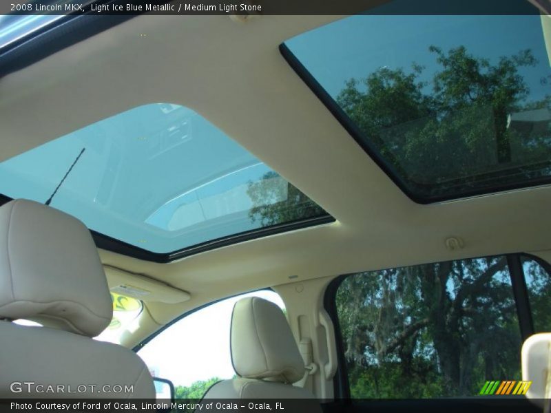 Light Ice Blue Metallic / Medium Light Stone 2008 Lincoln MKX