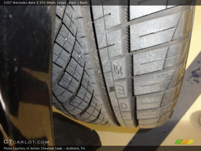 Black / Black 2007 Mercedes-Benz E 350 4Matic Sedan