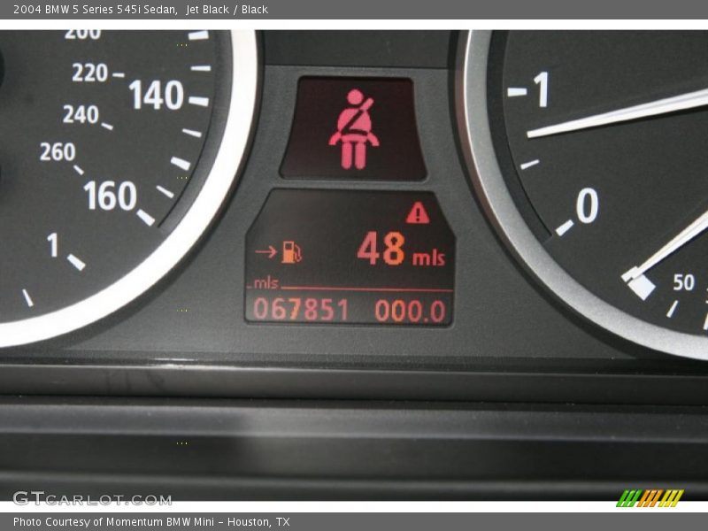 Jet Black / Black 2004 BMW 5 Series 545i Sedan