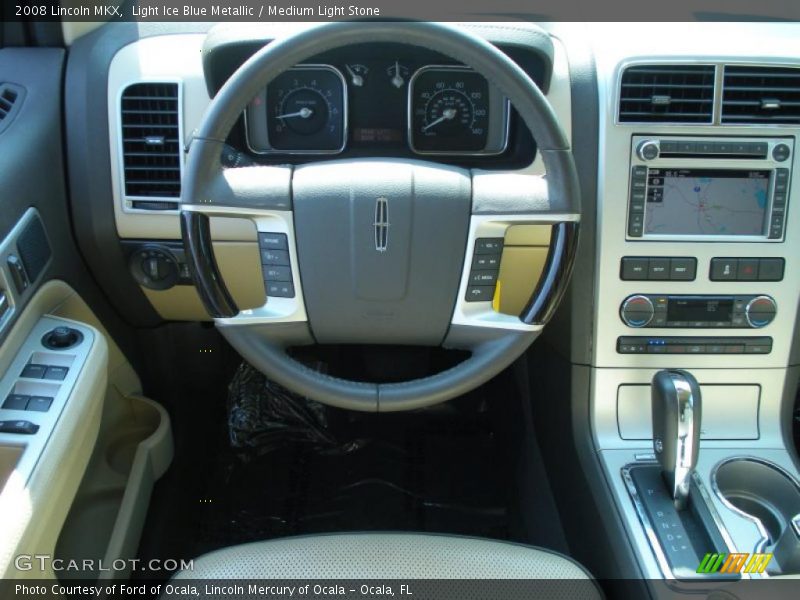 Light Ice Blue Metallic / Medium Light Stone 2008 Lincoln MKX