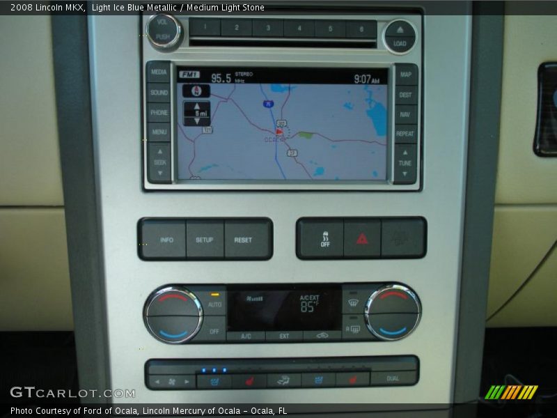 Light Ice Blue Metallic / Medium Light Stone 2008 Lincoln MKX