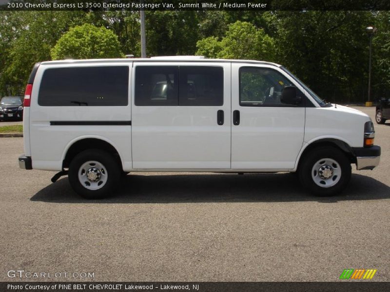  2010 Express LS 3500 Extended Passenger Van Summit White