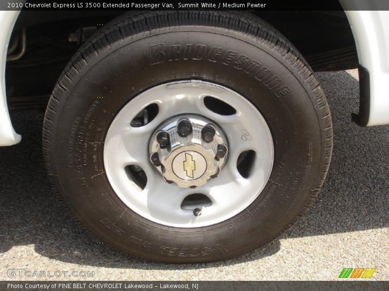 2010 Express LS 3500 Extended Passenger Van Wheel