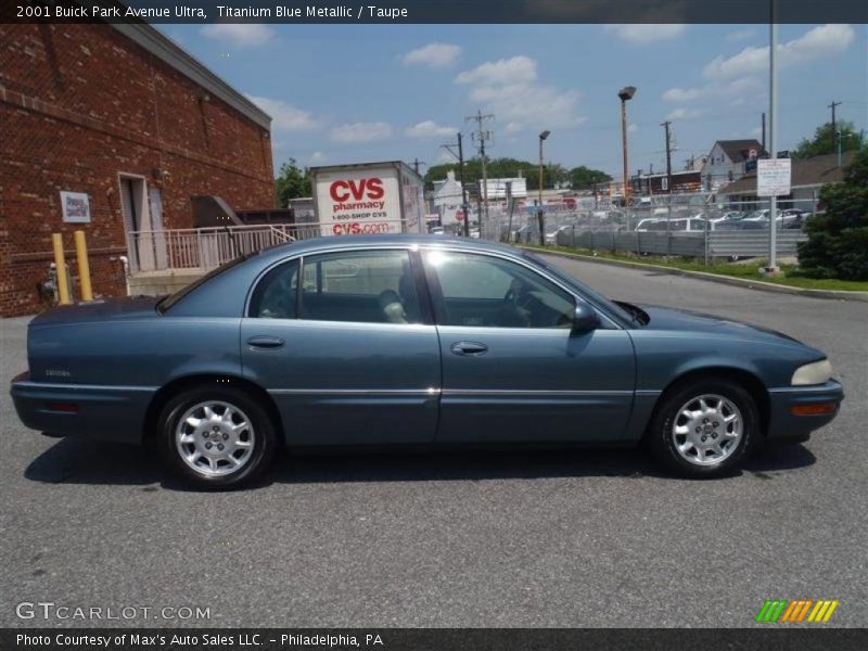 Titanium Blue Metallic / Taupe 2001 Buick Park Avenue Ultra