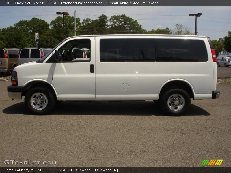  2010 Express LS 3500 Extended Passenger Van Summit White