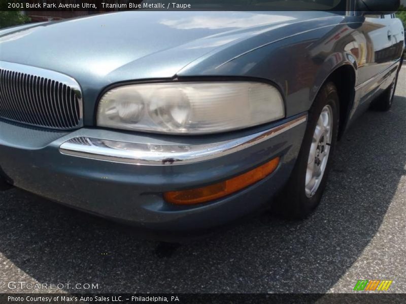 Titanium Blue Metallic / Taupe 2001 Buick Park Avenue Ultra