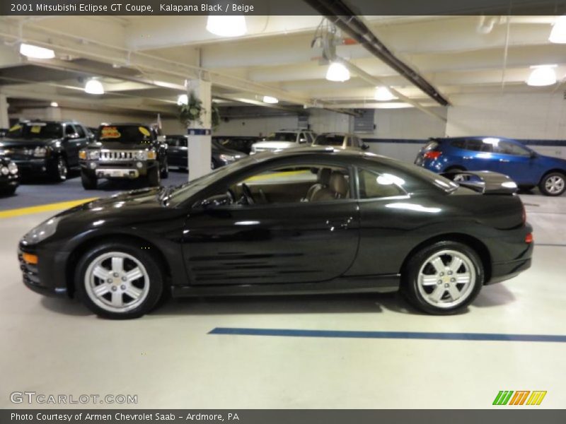 Kalapana Black / Beige 2001 Mitsubishi Eclipse GT Coupe