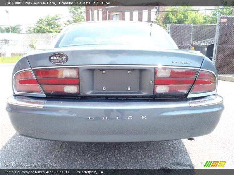 Titanium Blue Metallic / Taupe 2001 Buick Park Avenue Ultra
