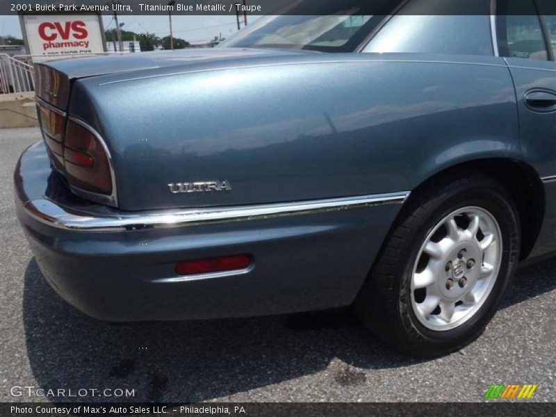 Titanium Blue Metallic / Taupe 2001 Buick Park Avenue Ultra