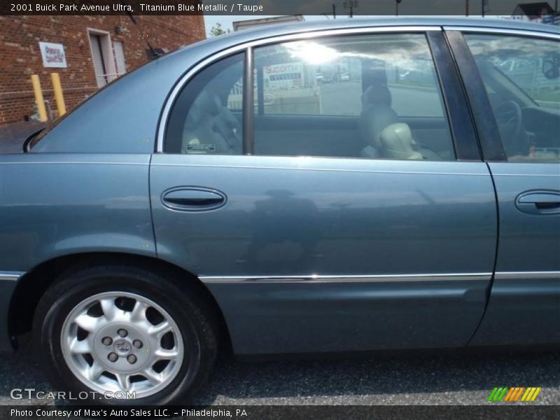 Titanium Blue Metallic / Taupe 2001 Buick Park Avenue Ultra