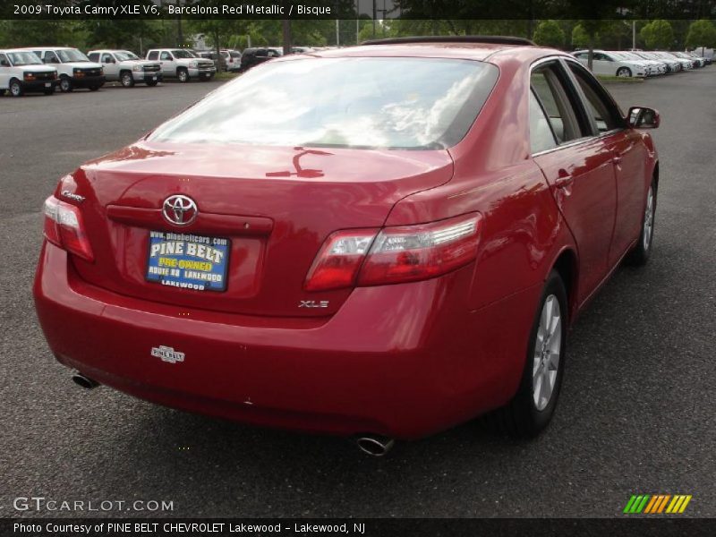 Barcelona Red Metallic / Bisque 2009 Toyota Camry XLE V6