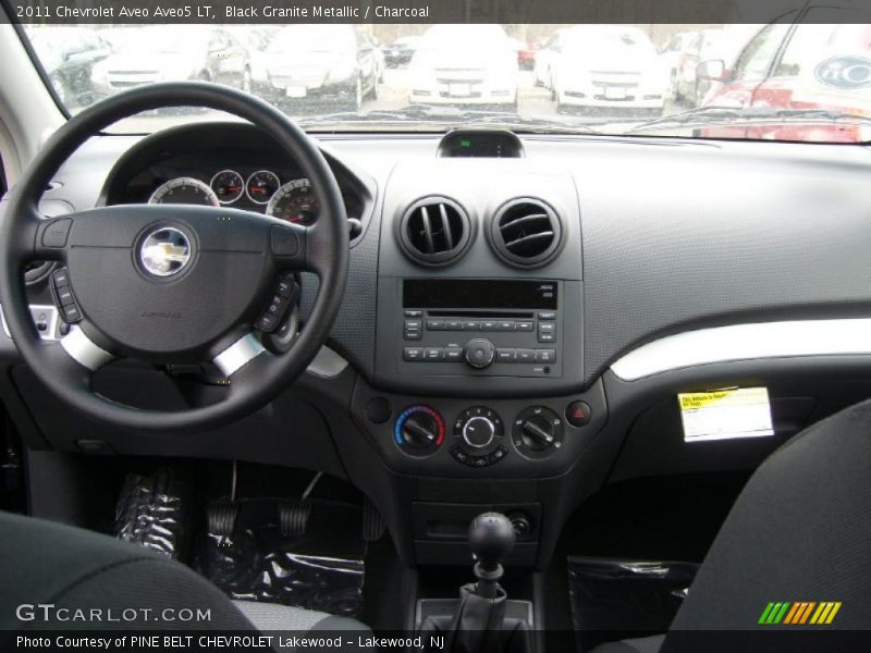 Black Granite Metallic / Charcoal 2011 Chevrolet Aveo Aveo5 LT