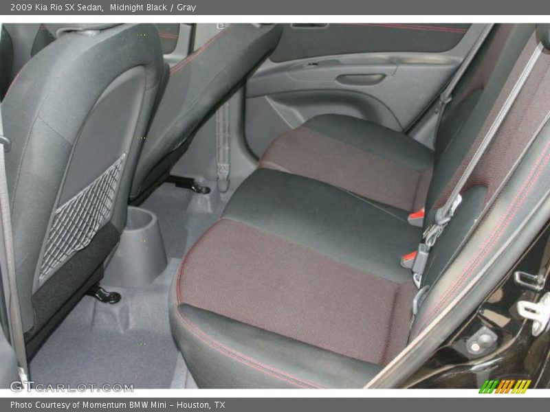 Midnight Black / Gray 2009 Kia Rio SX Sedan