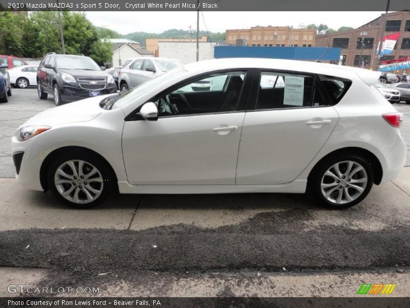  2010 MAZDA3 s Sport 5 Door Crystal White Pearl Mica
