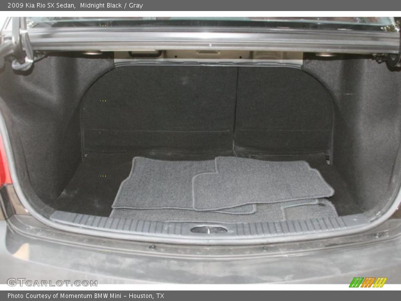 Midnight Black / Gray 2009 Kia Rio SX Sedan