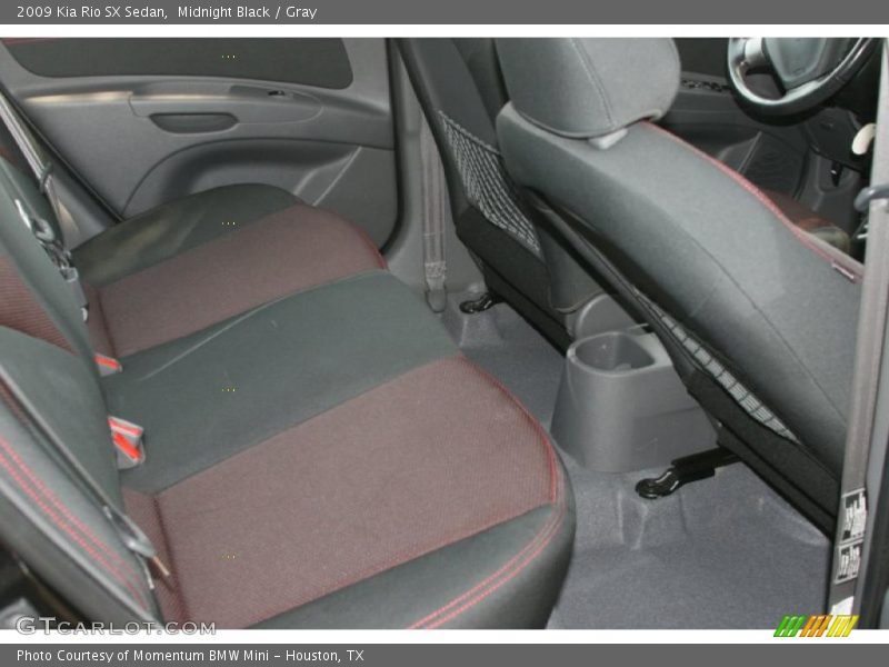 Midnight Black / Gray 2009 Kia Rio SX Sedan