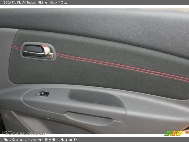 Midnight Black / Gray 2009 Kia Rio SX Sedan