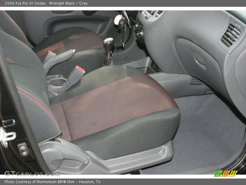 Midnight Black / Gray 2009 Kia Rio SX Sedan