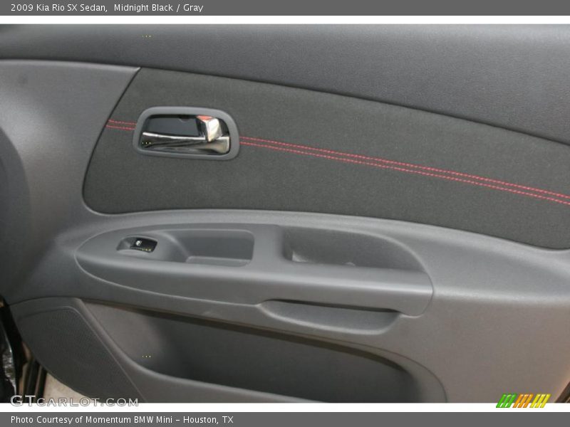 Midnight Black / Gray 2009 Kia Rio SX Sedan