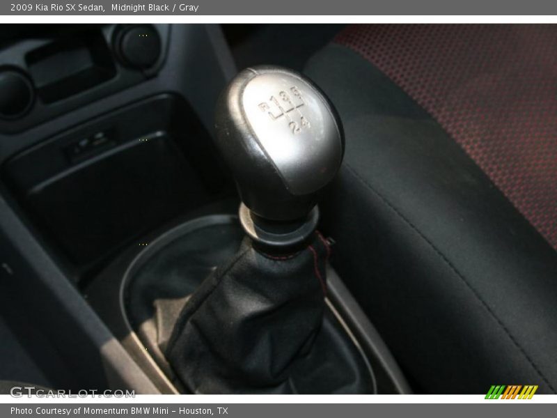 Midnight Black / Gray 2009 Kia Rio SX Sedan