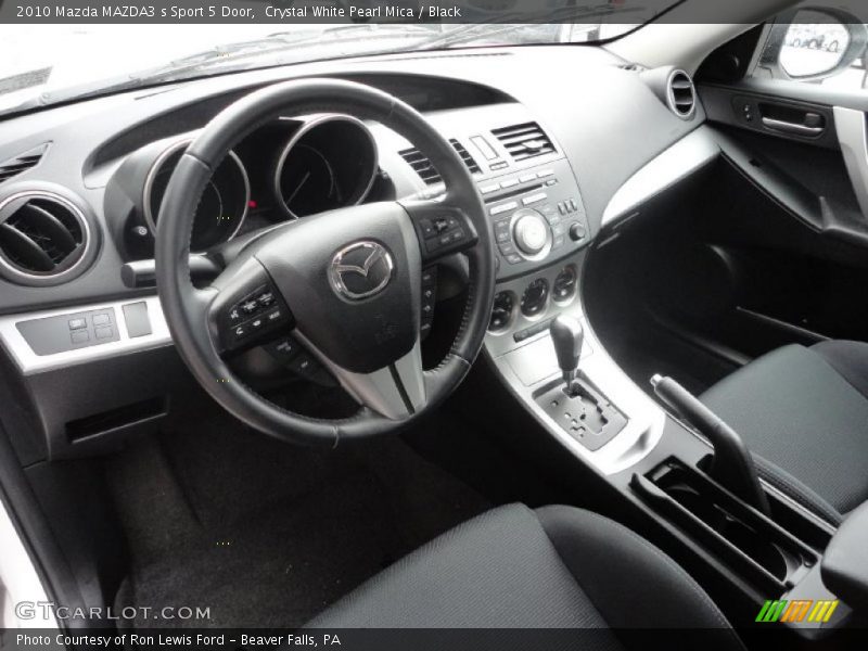  2010 MAZDA3 s Sport 5 Door Black Interior