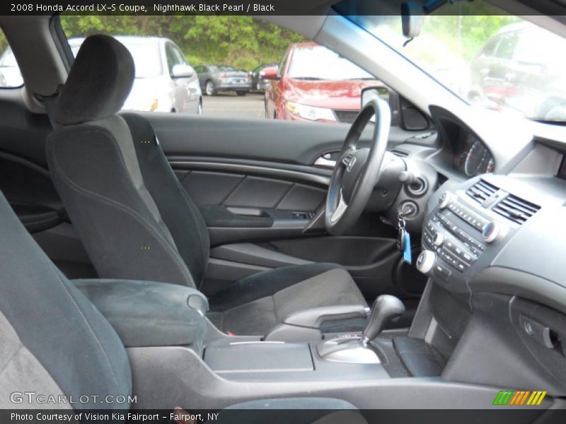 Nighthawk Black Pearl / Black 2008 Honda Accord LX-S Coupe