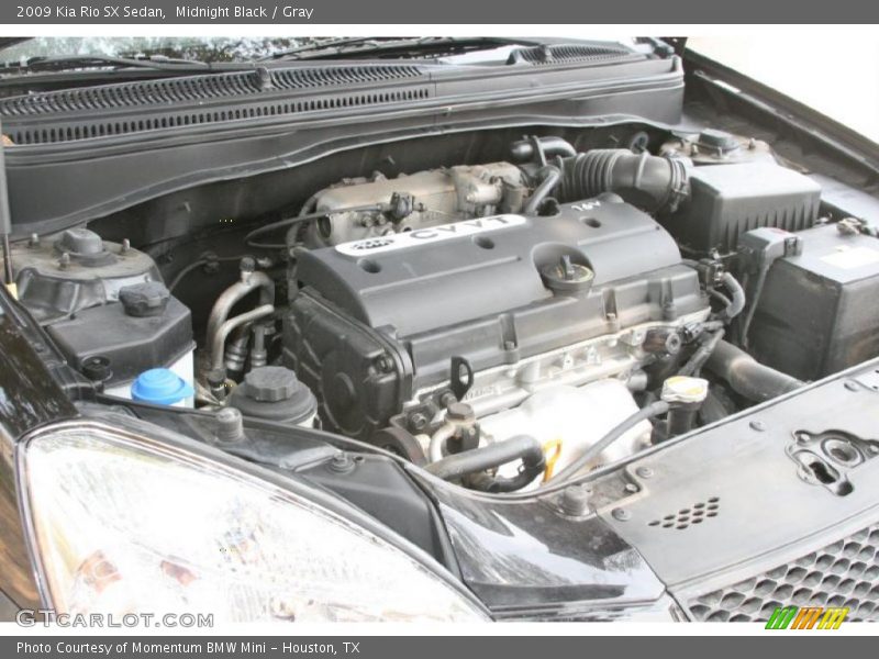 Midnight Black / Gray 2009 Kia Rio SX Sedan