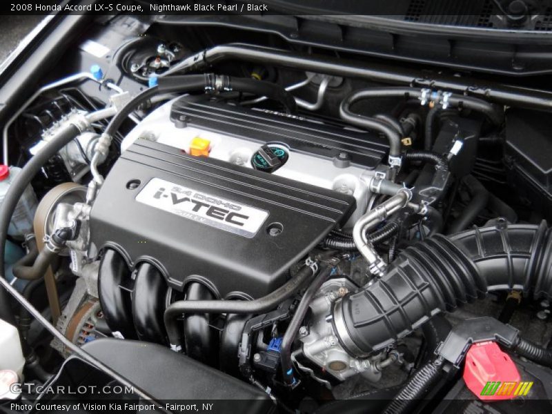 Nighthawk Black Pearl / Black 2008 Honda Accord LX-S Coupe
