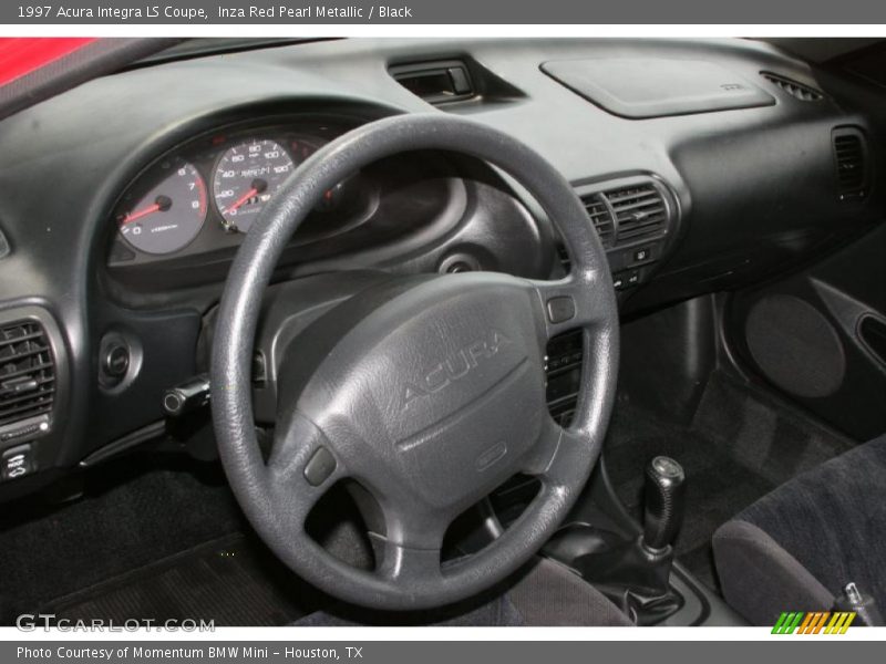 Inza Red Pearl Metallic / Black 1997 Acura Integra LS Coupe