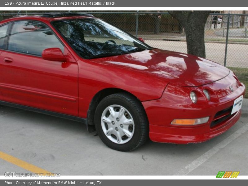 Inza Red Pearl Metallic / Black 1997 Acura Integra LS Coupe