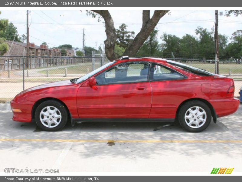 Inza Red Pearl Metallic / Black 1997 Acura Integra LS Coupe