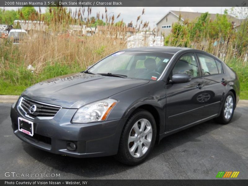 Dark Slate Metallic / Charcoal Black 2008 Nissan Maxima 3.5 SL