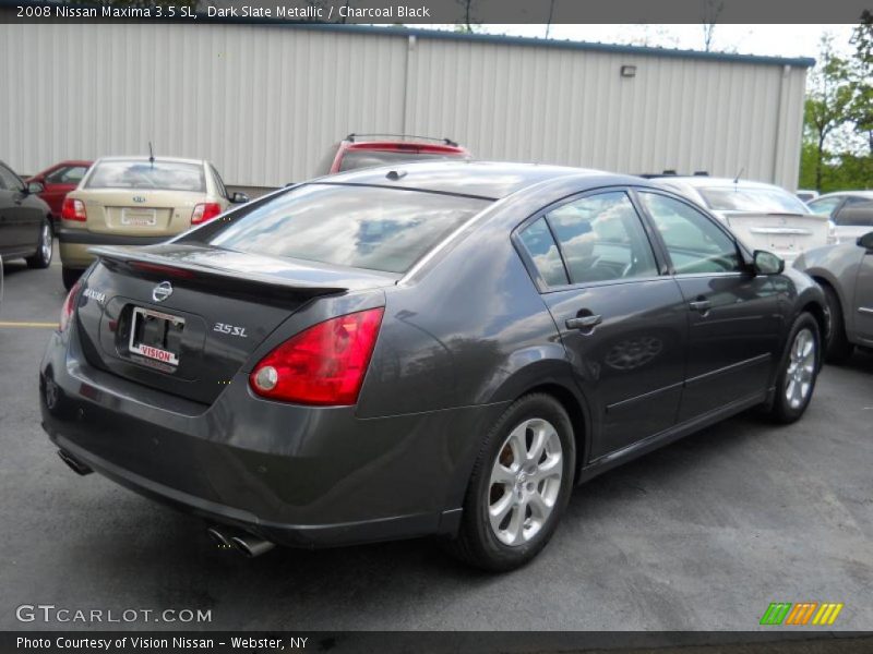 Dark Slate Metallic / Charcoal Black 2008 Nissan Maxima 3.5 SL